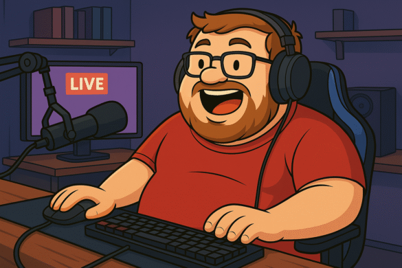 ![Cartoon-style illustration of Caseoh streaming in his gaming room, related to how much Caseoh weighs](caseoh-streaming-cartoon.jpg)