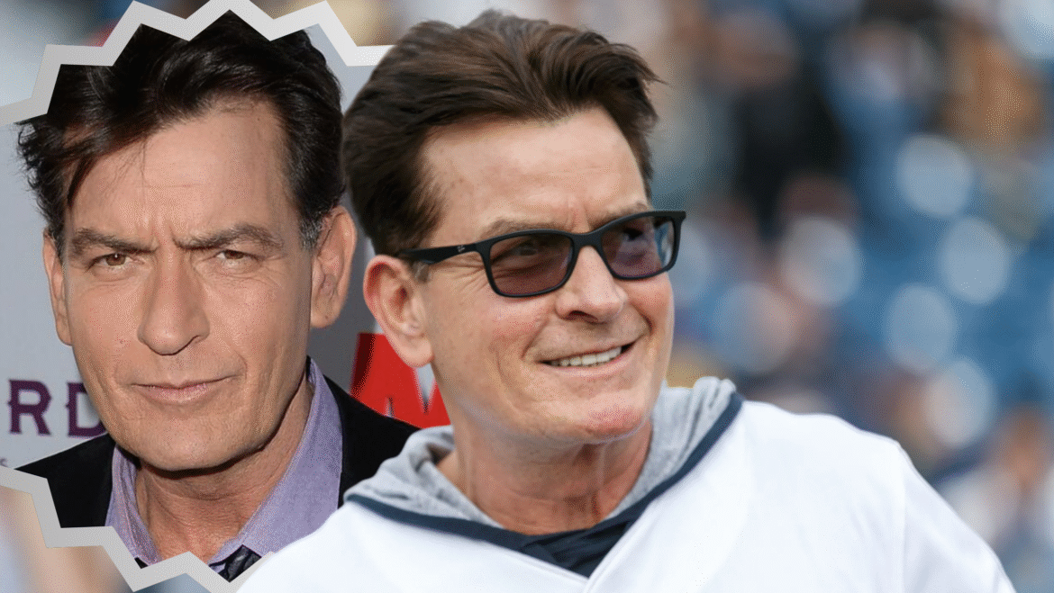 Charlie Sheen with luxury cars and mansion during his highest earning years